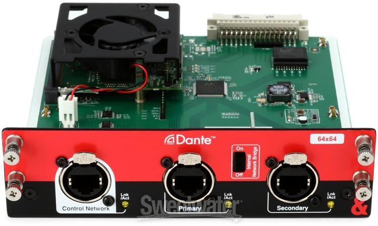 Allen & Heath Dante 64×64 64-channel Dante Option Card for dLive