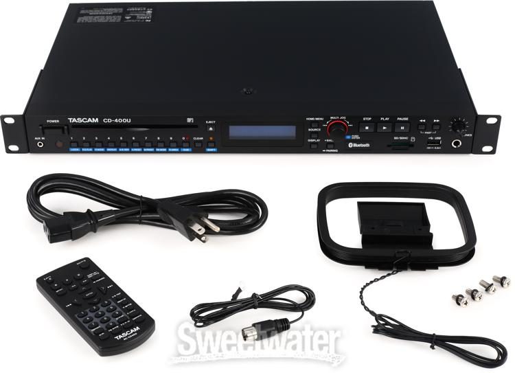 tale Anger vente TASCAM CD-400U CD / SD / USB Player with Bluetooth | Sweetwater