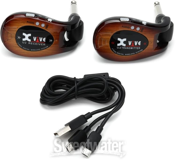Xvive U2 Digital Wireless Guitar System - 3-tone Sunburst