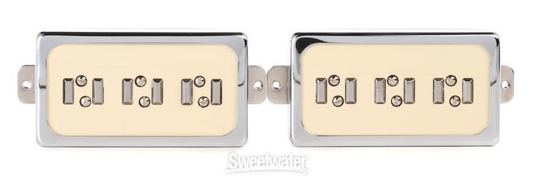 Seymour Duncan Custom Shop Phat Staple P-90 2-piece Pickup Set - Cream with  Nickel Cover