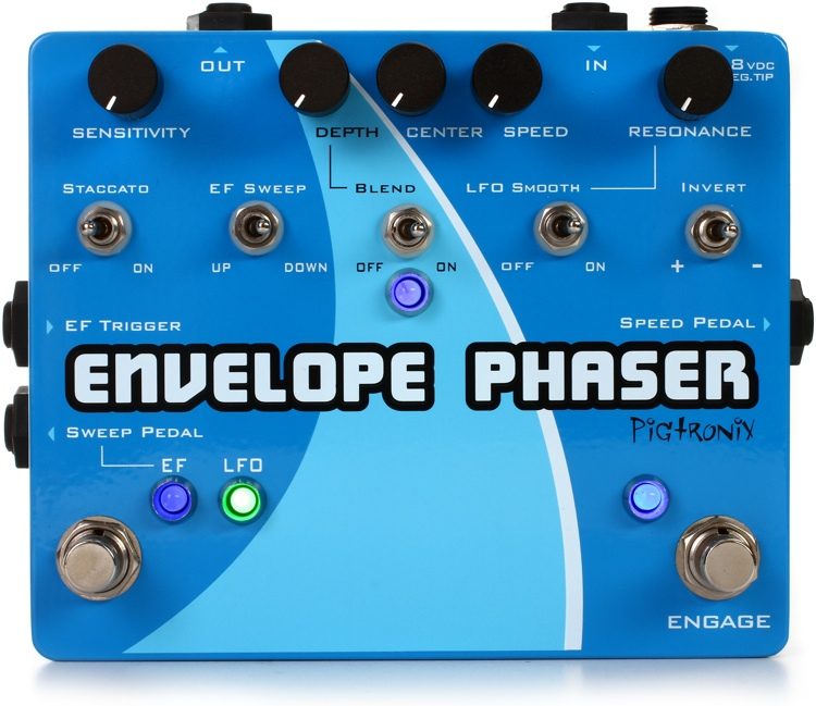 Pigtronix Envelope Phaser - Envelope and Rotary Phaser Pedal