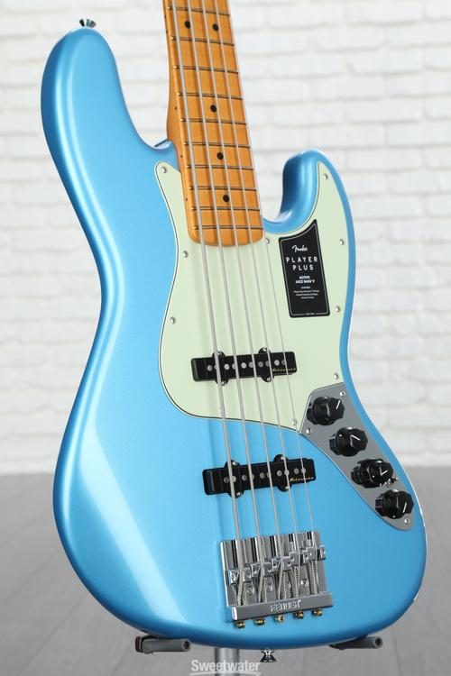 Fender Player Plus Active Jazz Bass V - Opal Spark with Maple ...