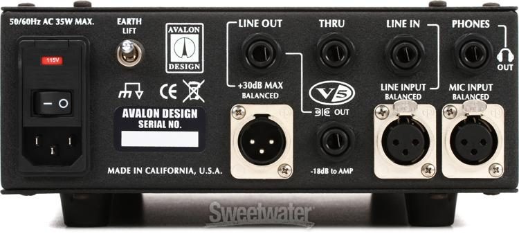 Avalon V5 Microphone Preamp - Silver