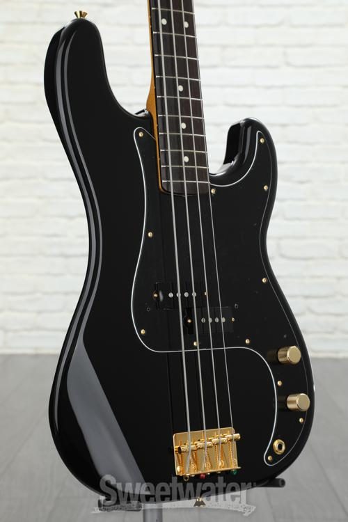 Fender Made in Japan Traditional '60s Midnight Precision Bass Black  Sweetwater