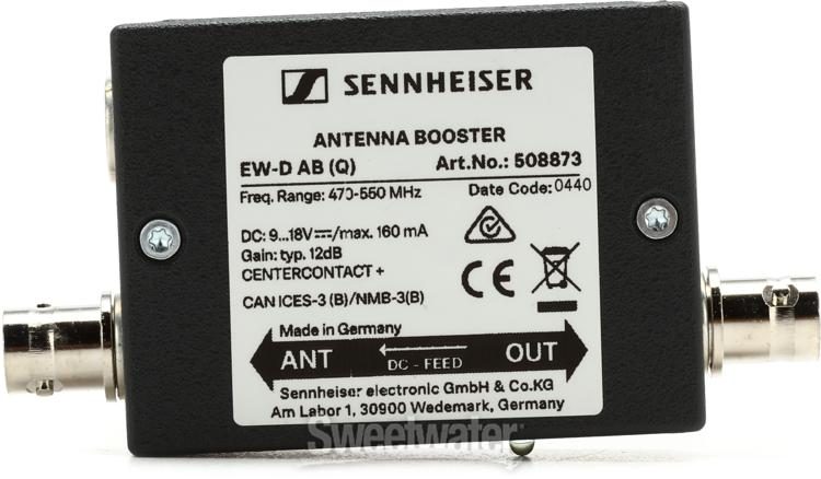 Sennheiser EW-D AB Antenna Booster - Q Band | Sweetwater