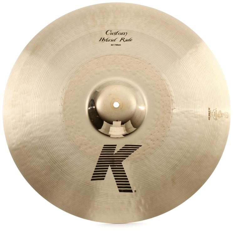 21 inch K Custom Hybrid Ride Cymbal | Sweetwater