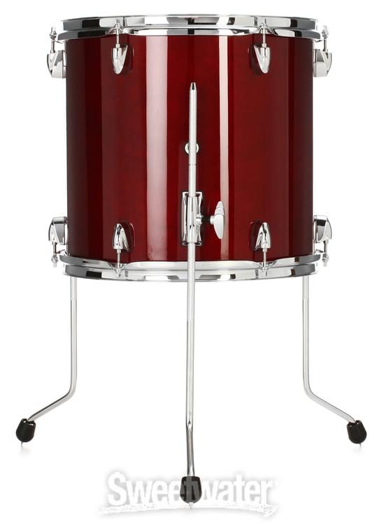 SBF-1413 Stage Custom Birch 14 x 13 inch Floor Tom - Cranberry Red | Sweetwater