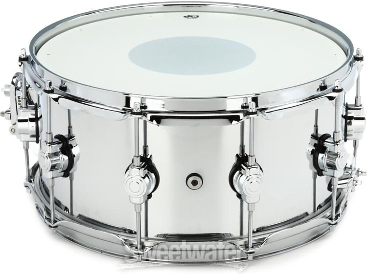 DW Performance Series Steel 6.5 x 14-inch Snare Drum - Polished