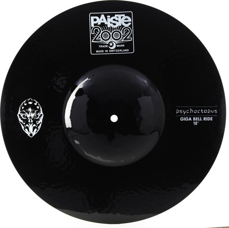 Paiste 2002 Clash 18 黒ロゴ Paiste 18 inch 2002 Giga Bell Ride Cymbal | Sweetwater
