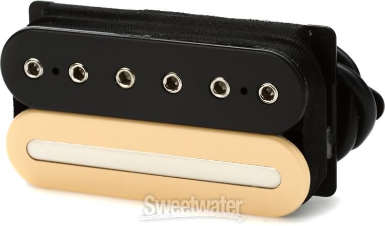 DiMarzio DP228FBC Crunch Lab Bridge Humbucker Pickup - F-Spaced -  Black/Cream