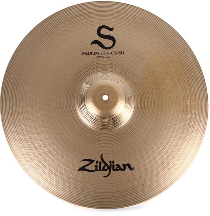 Zildjian 20 inch S Series Medium Thin Crash Cymbal | Sweetwater