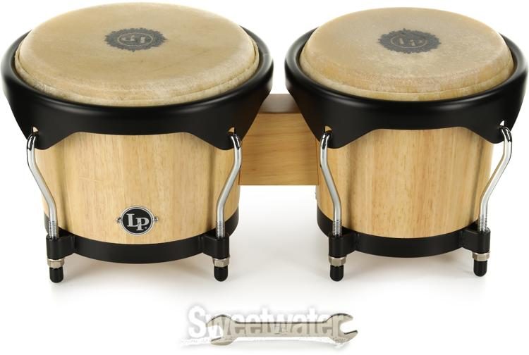 Latin Percussion City Wood Bongos - Natural Reviews | Sweetwater