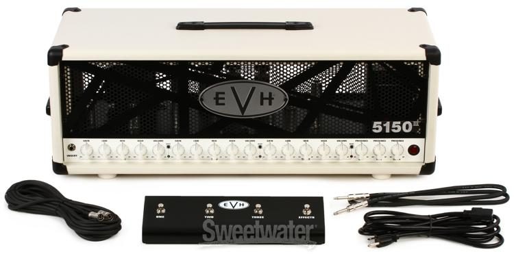 EVH 5150III 100-watt Tube Guitar Amplifier Head Ivory Sweetwater