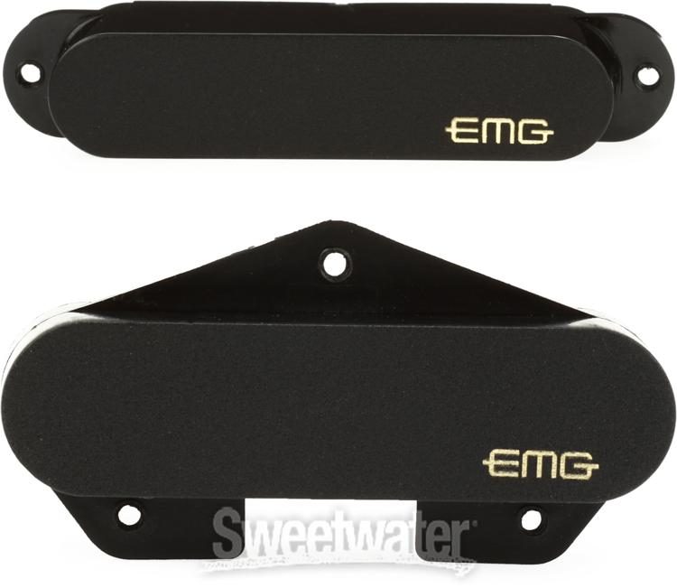 EMG T Set Active Alnico Telecaster Pickup Set - Black