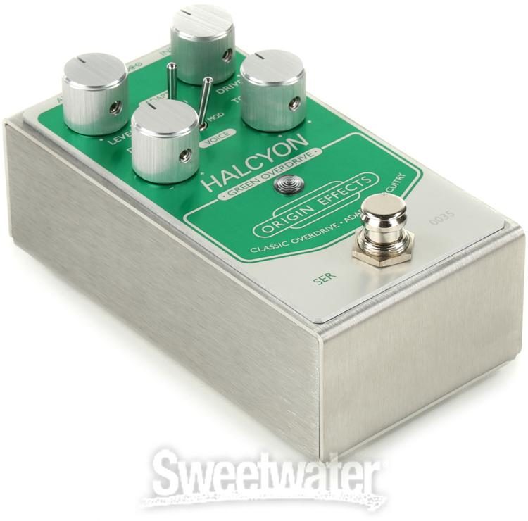 Halcyon Green Overdrive Pedal - Sweetwater