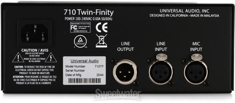 純正サイト プリアンプ UNIVERSAL AUDIO / 710 TWIN-FINITY アンプ