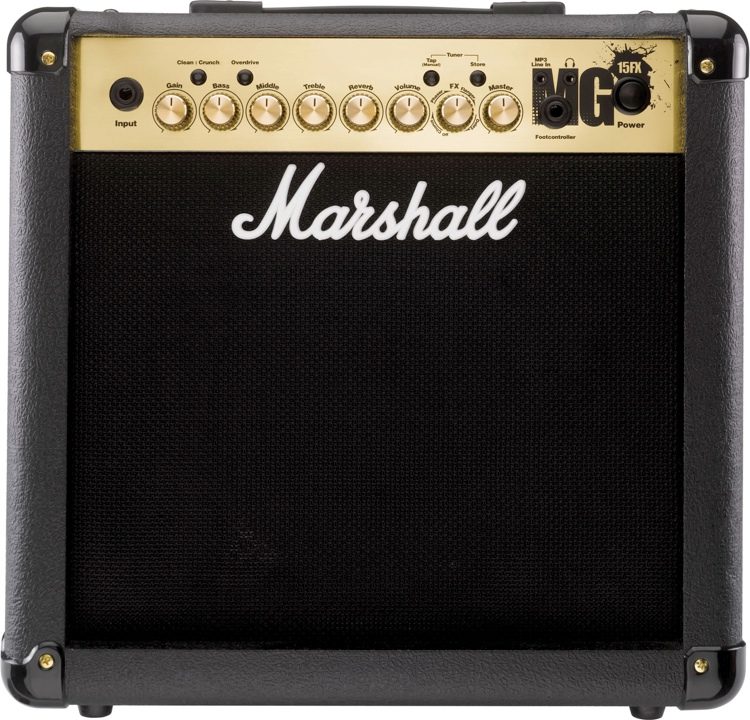 マーシャル mg15fx Marshall MG15FX 15 Watt 1x8 combo amp - The Music Den