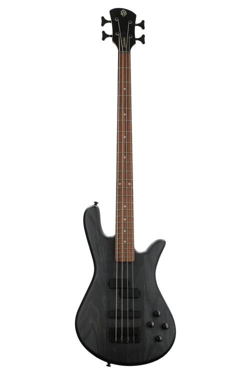 Spector Legend 4 Classic Bass Guitar - Trans Black Stain Matte