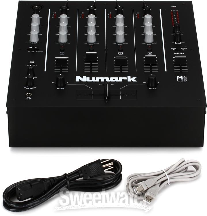 Algebraisk flydende areal Numark M6 USB 4-channel DJ Mixer Reviews | Sweetwater