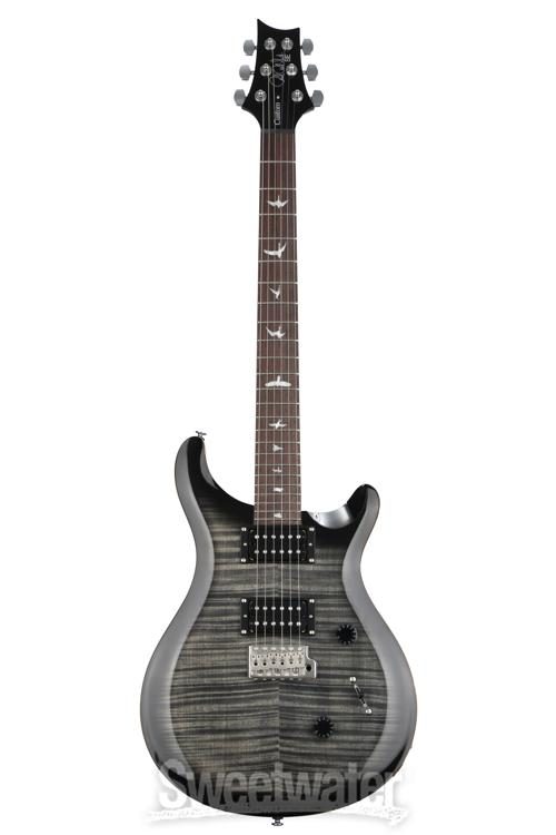 PRS SE Custom 24 Electric Guitar - Charcoal Burst | Sweetwater