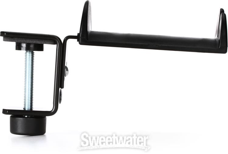 K M 16090 Headphone Holder with Table Clamp Sweetwater