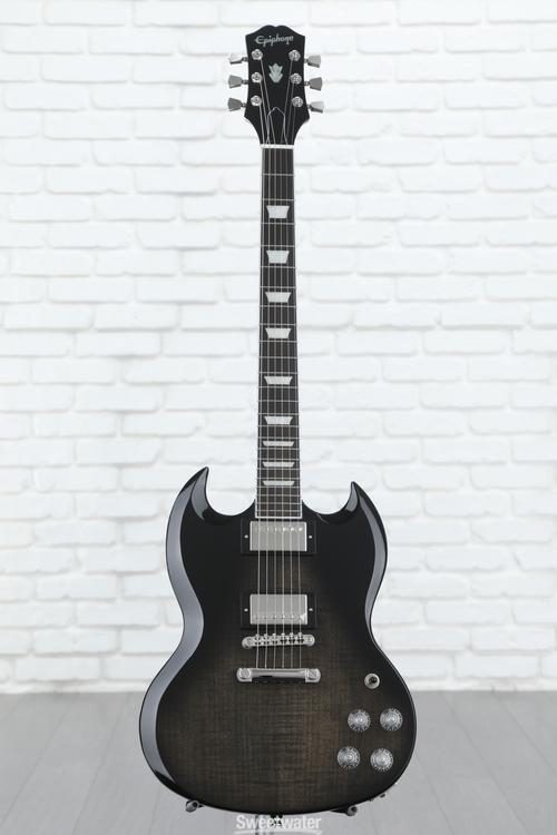 Epiphone SG Modern Figured Electric Guitar - Trans Black Fade