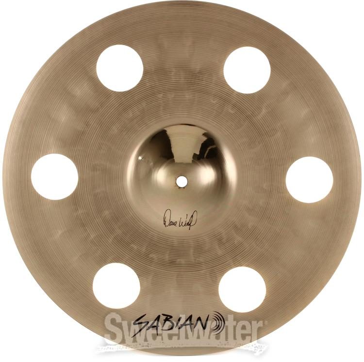 Sabian 16 inch HHX O-Zone Crash Cymbal - Brilliant Finish | Sweetwater