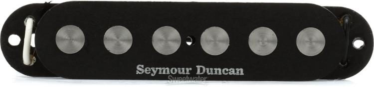 Seymour Duncan SSL-4 Quarter Pound Flat Pole Neck/Bridge Strat Single Coil  Pickup - Black