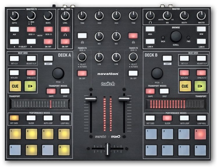 Novation Twitch DJ Controller with Serato Itch | Sweetwater