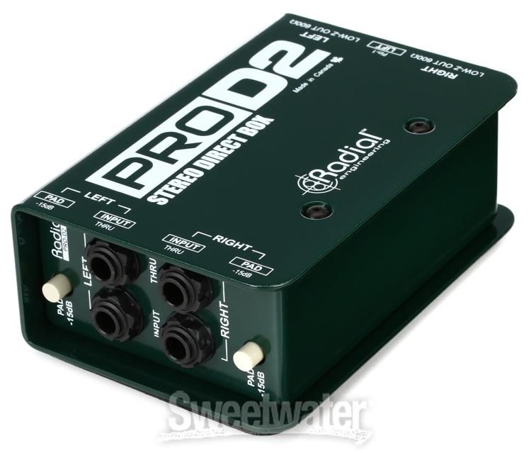 Radial ProD2 2-channel Passive Instrument Direct Box