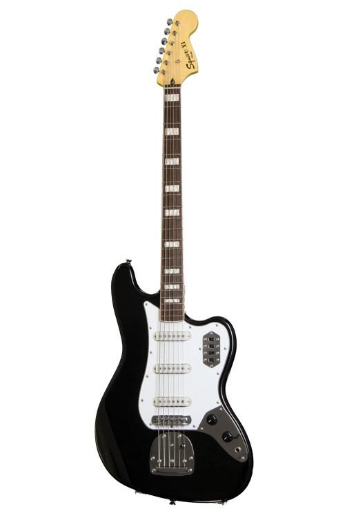 Squier Vintage Modified Bass VI - Black | Sweetwater