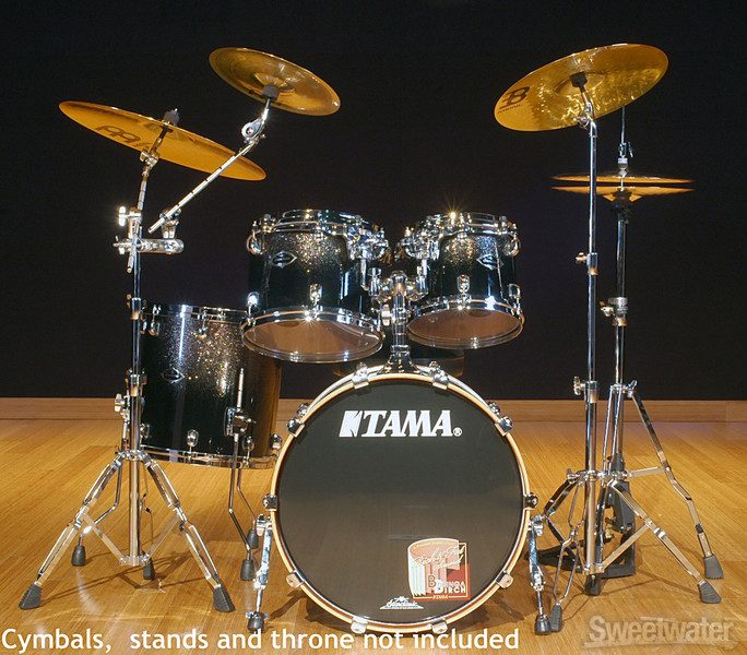 Tama Starclassic Performer Birch/Bubinga 4-piece Shell Pack - Dark