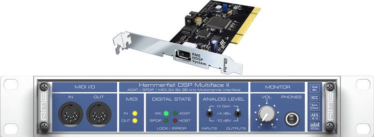 k*2様 【美品】RME Hammerfall DSP MultifaceⅡ RME Hammerfall DSP Multiface II ADAT SPDIF MIDI 24 Bit 96