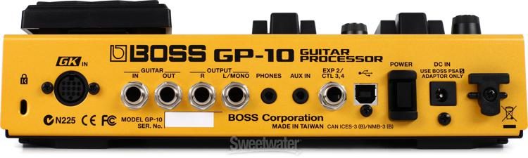 Boss GP-10 Guitar Processor with GK-3 Pickup | Sweetwater