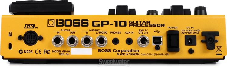 Boss GP-10 Guitar Processor with GK-3 Pickup