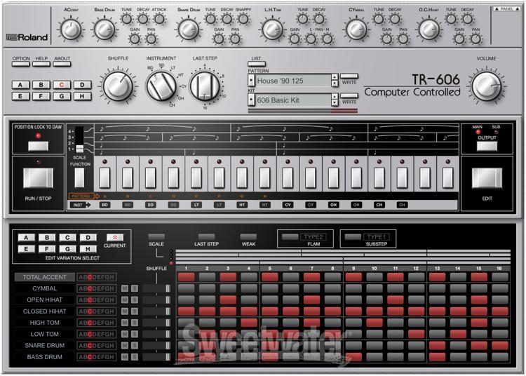 TR-606 Software Rhythm Composer | Sweetwater