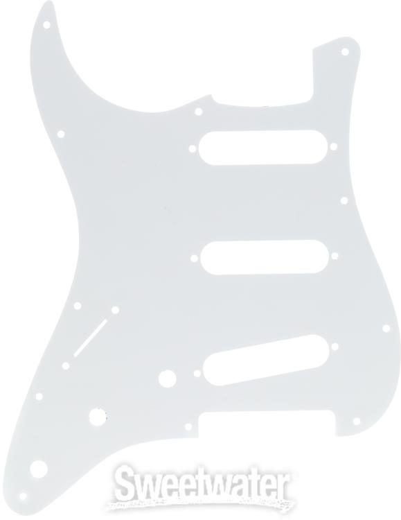 Fender 11-hole '60s Vintage-style Strat S/S/S Pickguard - 3-ply White