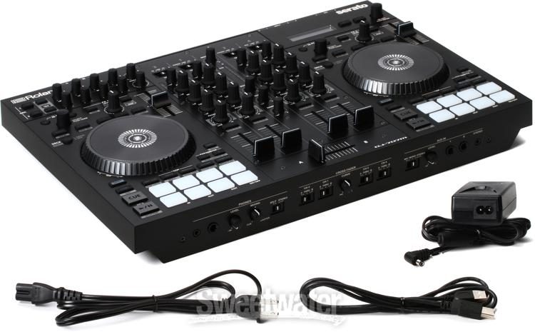 Roland DJ-707M 4-deck Serato DJ Pro Controller with Drum Machine