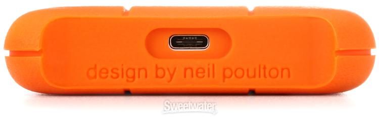 LaCie Rugged USB-C 1TB Portable Hard Drive Sweetwater