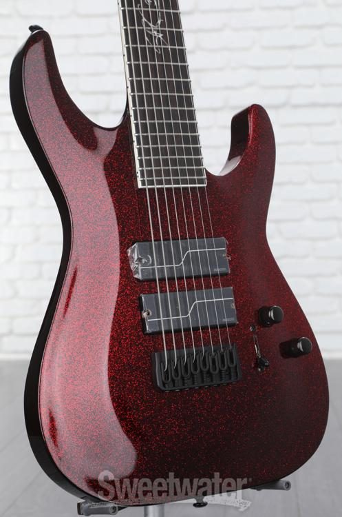 ESP LTD Stephen Carpenter Signature SC-608 - Red Sparkle | Sweetwater