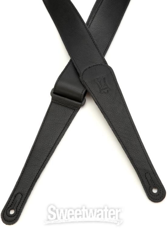 Levy's M7GP Garment Leather Guitar Strap - Black