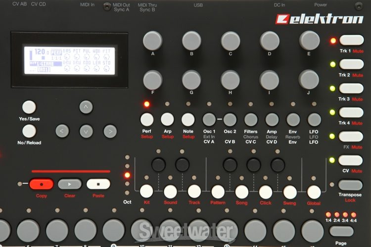 Elektron Analog Four 4-voice Analog Synthesizer with Sequencer