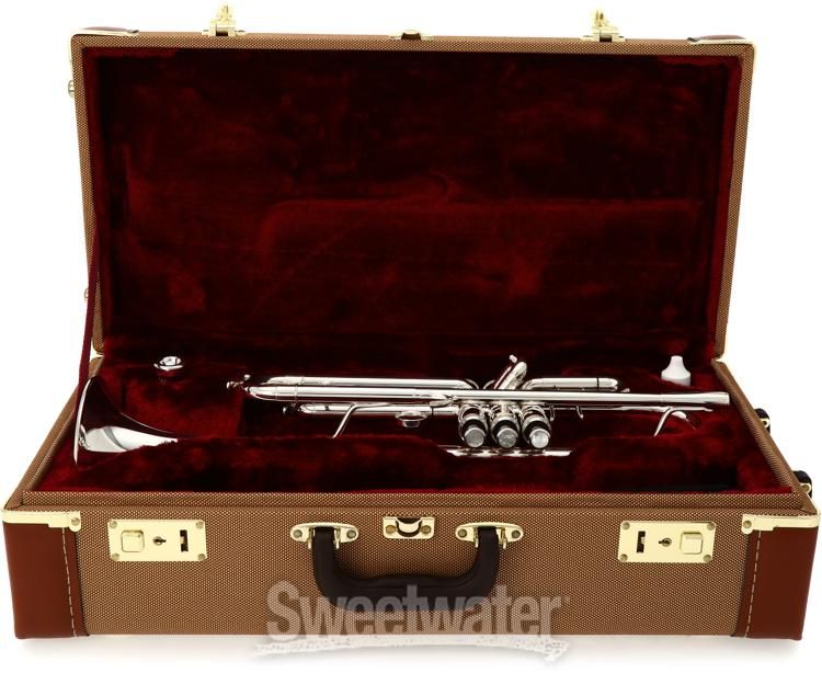 XO 1602RS Professional Bb Trumpet - Rose Brass Bell - Silver