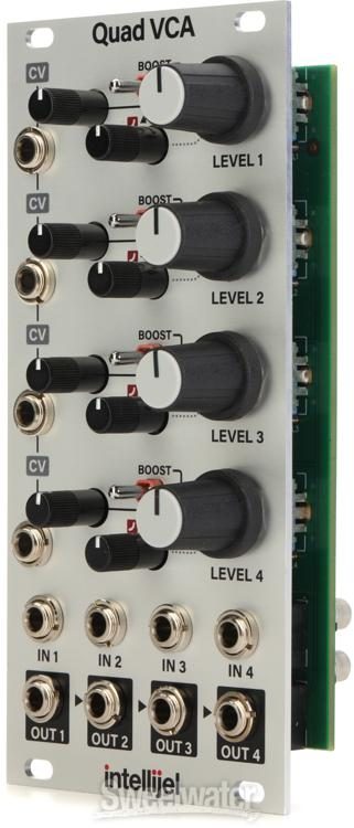 Intellijel Quad VCA Eurorack Amplifier and Cascaded Mixer Module