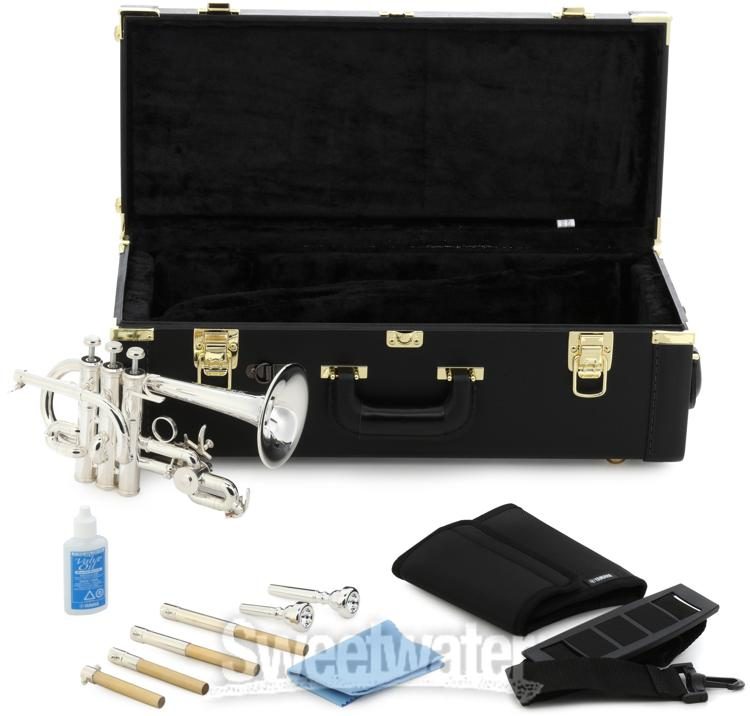 Yamaha YTR-9835 Professional Bb/A 3-Valve Piccolo Trumpet - Silver-plated
