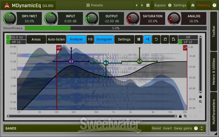 MeldaProduction MDynamicEq Dynamic EQ Plug-in | Sweetwater