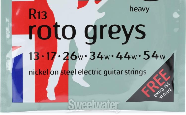 Rotosound R13 Roto Greys Nickel On Steel Electric Guitar Strings