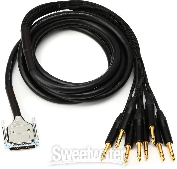 Mogami Gold DB25-TRS 8-channel Analog Interface Cable - 10 foot