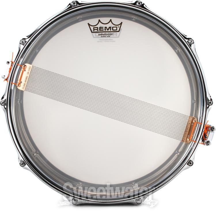 Pearl Sensitone Heritage Steel Alloy Snare Drum - 6.5 inches x 14 inches, Polished
