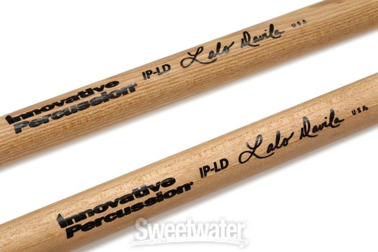 Innovative Percussion IP-LD Lalo Davila Concert Snare Drumsticks - Hickory - Barrel Shaped Bead